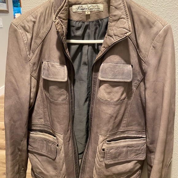 Kenneth Cole Reaction soft leather jacket - Picture 2 of 4